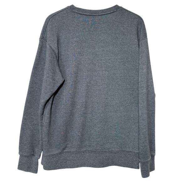 Nike Heritage Pullover Crewneck Sweatshirt Center Swoosh Logo Gray *Sz S-M - Picture 6 of 9